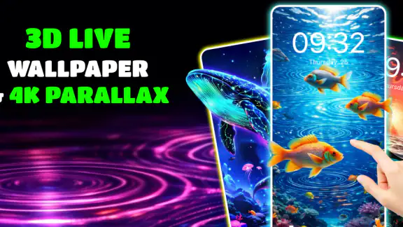 3D Live Wallpaper: 4D & 4K