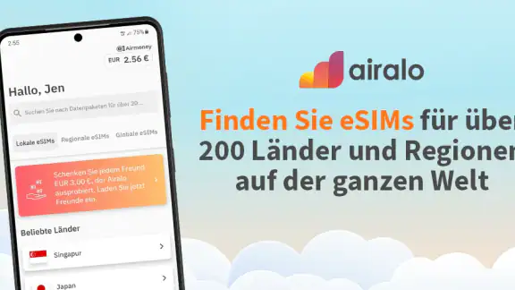 Airalo: eSIM-Reisen & Internet