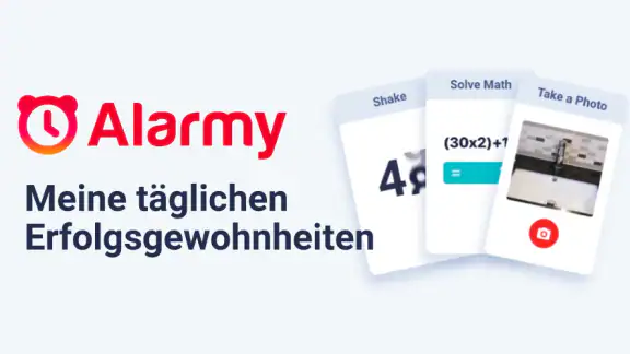 Alarmy – Wecker und Schlaf
