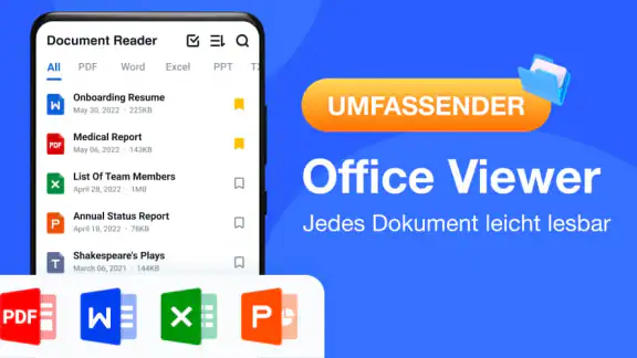 Alle Dokumente Leser: PDF, XLS