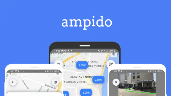ampido - Die Parkplatz-App