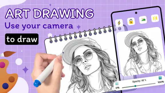 Art Drawing: Sketch, Trace