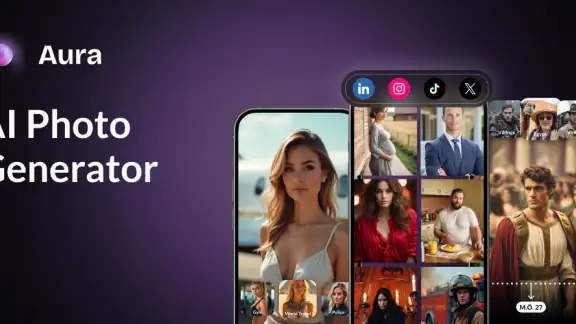 AURA AI: KI Foto Generator
