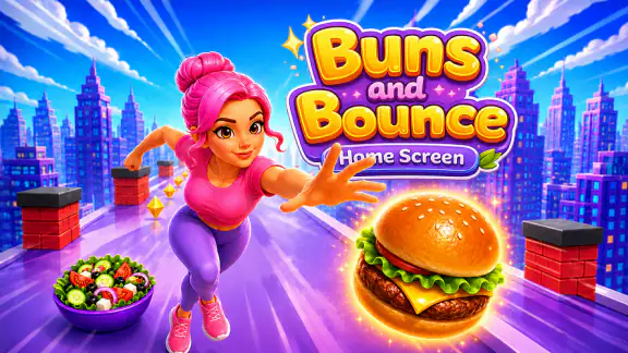 Buns and Bounce Home Screen