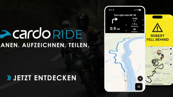 Cardo Ride – Motorrad App