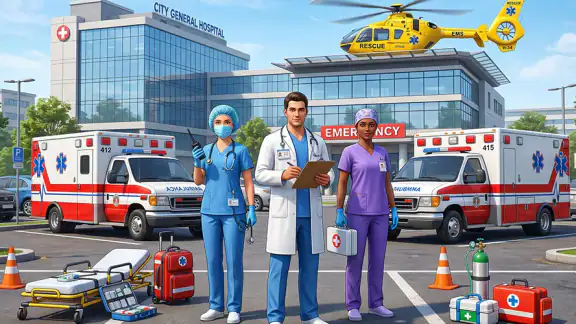 City Ambulance Rescue Sim Game