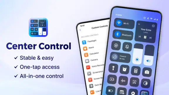 Control Center: Stabil, Leicht