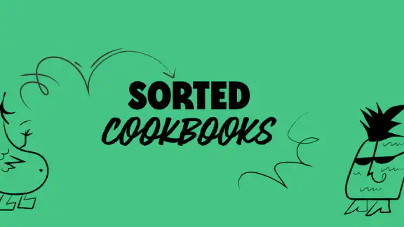 Cookbooks by Sorted Food