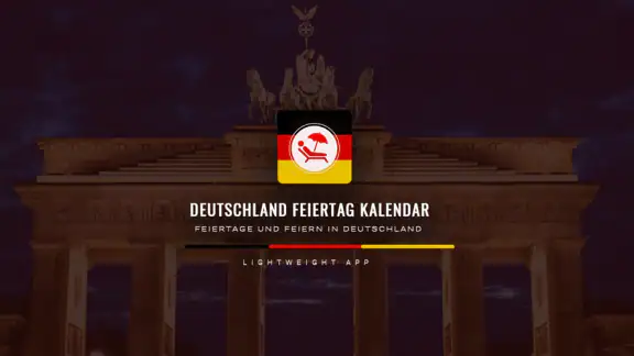 Deutschland Feiertag Kalendar