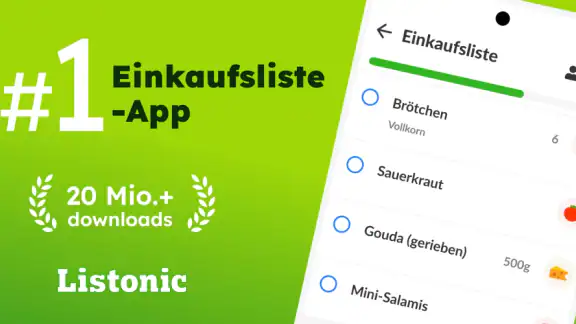 Die Einkaufsliste - Listonic