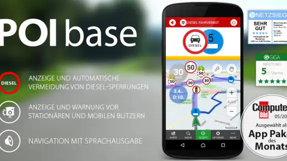 Dieselfahrverbote Routenplaner
