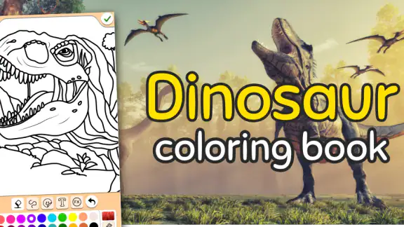 Dinosaurier malen für Kinder