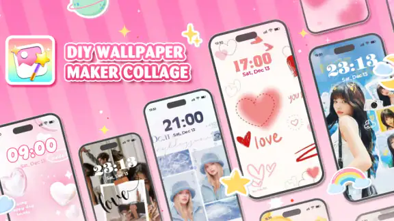 DIY Wallpaper Maker Collage