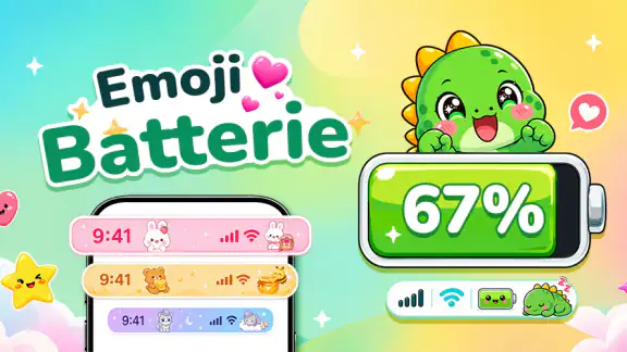 Emoji Battery: Status Bar Icon