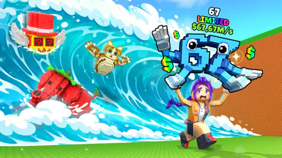 Escape Tsunami: Grab Brainrot