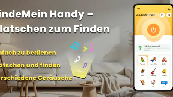 FindMe-Klatschen, Handy finden