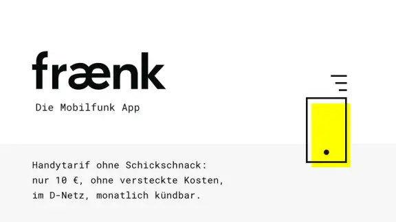 fraenk: Die Mobilfunk App
