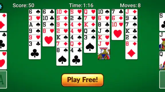FreeCell Solitaire Kartenspiel