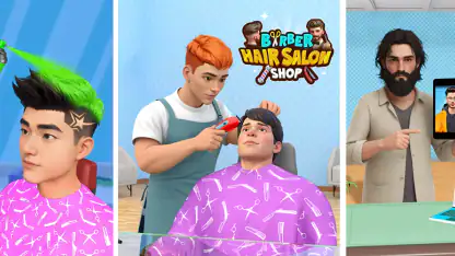 Friseur-Friseursalon-Shop