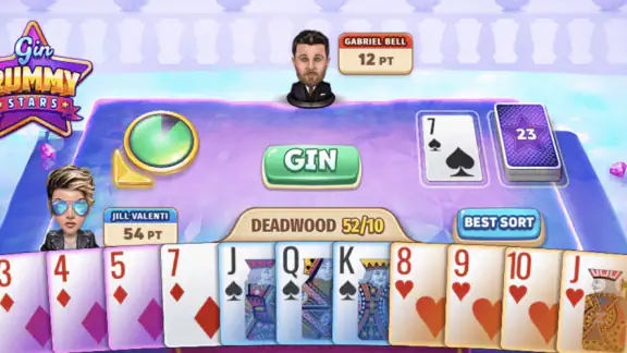 Gin Rummy - Online Rommé