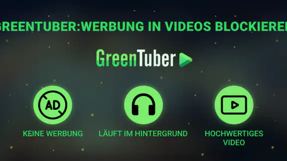 GreenTuber blockiert Werbung