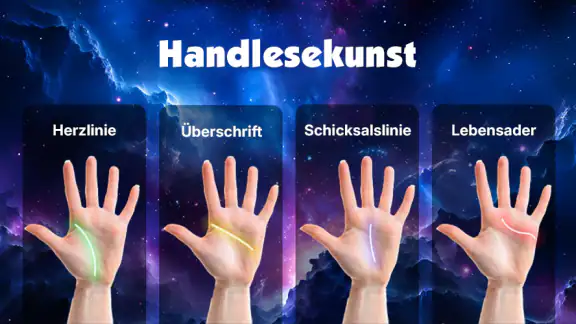 Handlinien Scanner - Handlesen