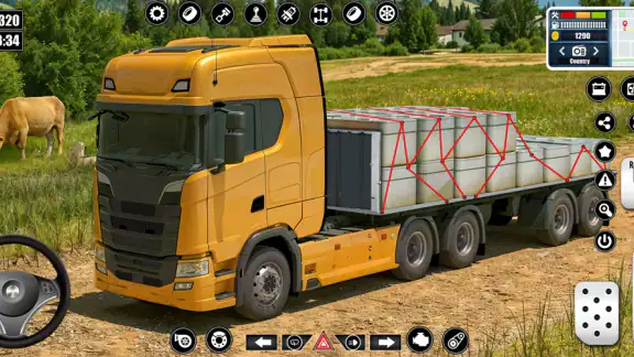 Heavy Truck Driving Cargo Game