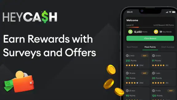 HeyCash: Umfragen für Geld