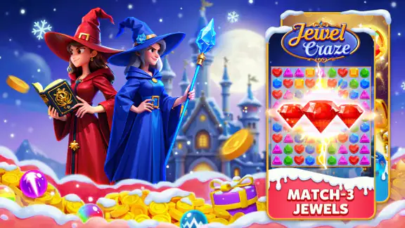 Jewel Craze: Match 3 Puzzle