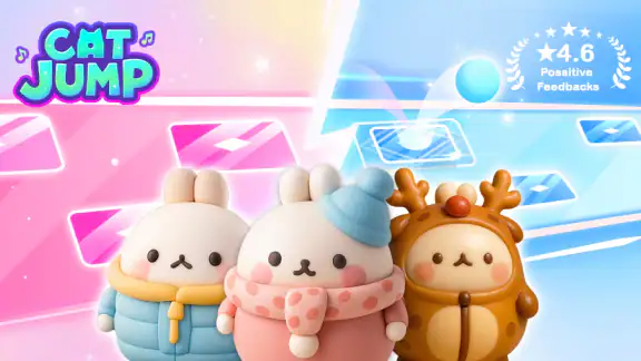 Jumping Cat: Kpop-Musikspiel