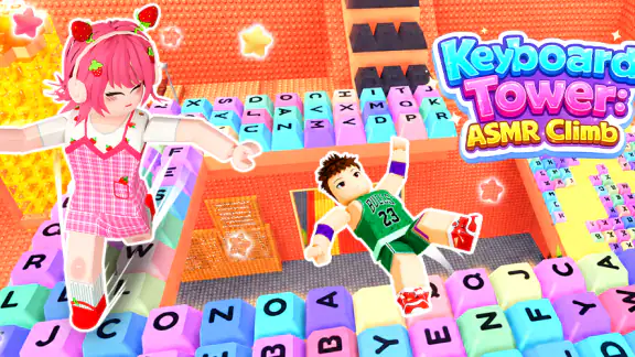 Keyboard Tower: ASMR Climb