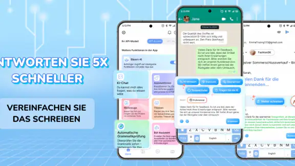 KI-Tastatur: Chatbot,Grammatik