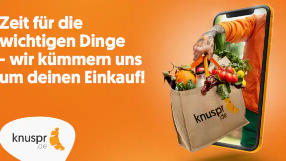 Knuspr – Lebensmittel liefern