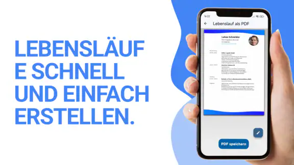 Lebenslauf erstellen & PDF