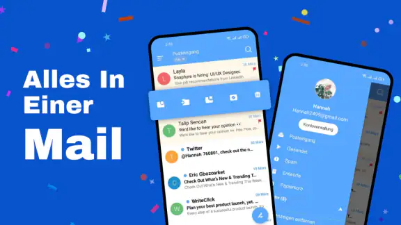 Mail, Alle E-Mail-Posteingänge
