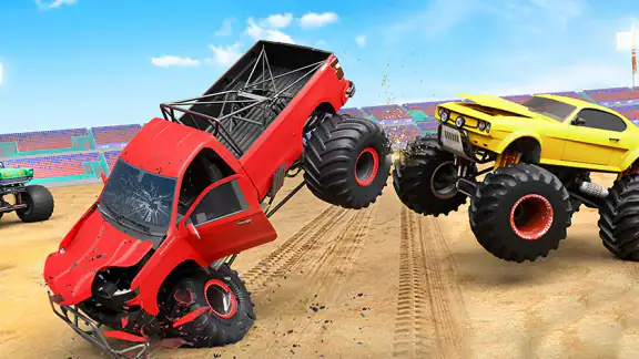 Mega Ramp Monster Truck Stunts