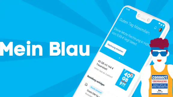 Mein Blau