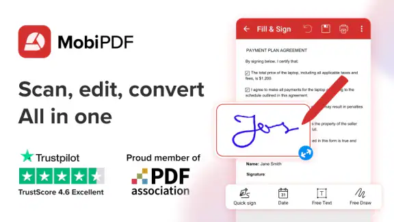 MobiPDF: PDF Editor & Scanner