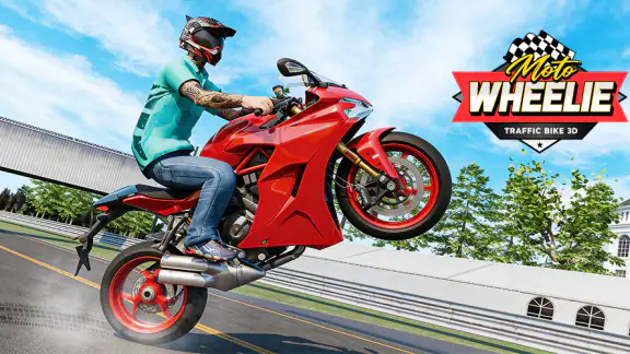 Moto Wheelie: Traffic Bike 3D