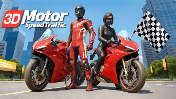 Motor Speed Traffic 3D