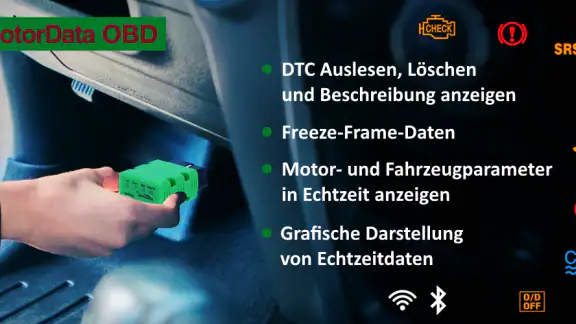 MotorData OBD2 ELM Car Scanner
