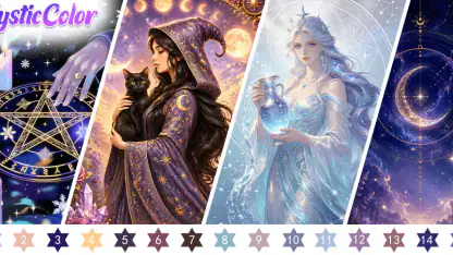 Mystic Color By Number