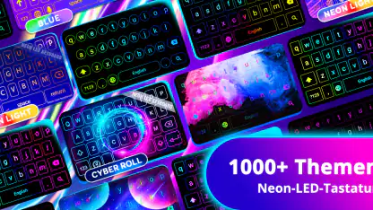 Neon LED Keyboard|LED Tastatur