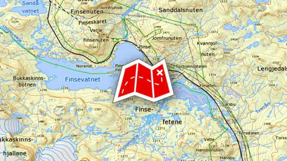 Norwegische Karte