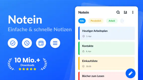 Notizen, Notizblock - Notein