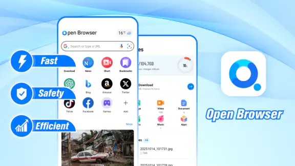 Open Browser - Smart & Safe