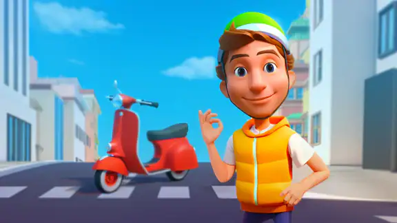 Paper Boy Race — 3D-Run-Spiele