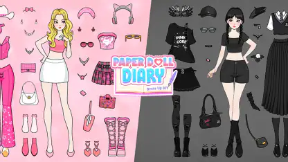 Paper Doll Diary: Dress Up DIY