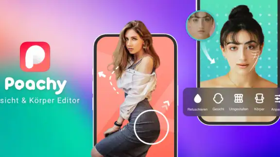 Peachy: Gesicht, Körper Editor