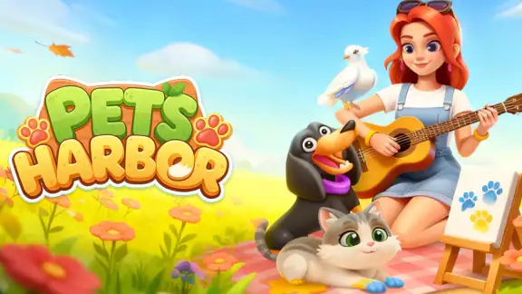 Pets Harbor: Merge & Restore1